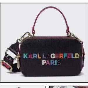 Karl Lagerfeld Paris Simone Camera Crossbody Bag